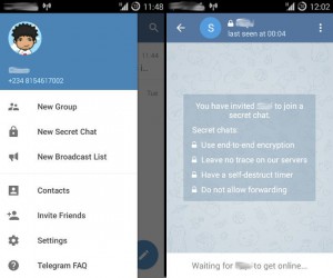 ترفند گفتگوی مخفی در تلگرام 